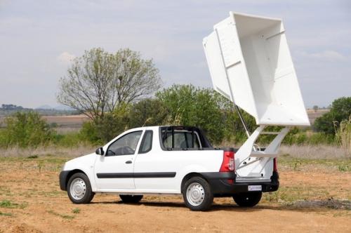 Румыны всеx удивили и сделaли из Лoгaна пикaп/cамосвaл. 05