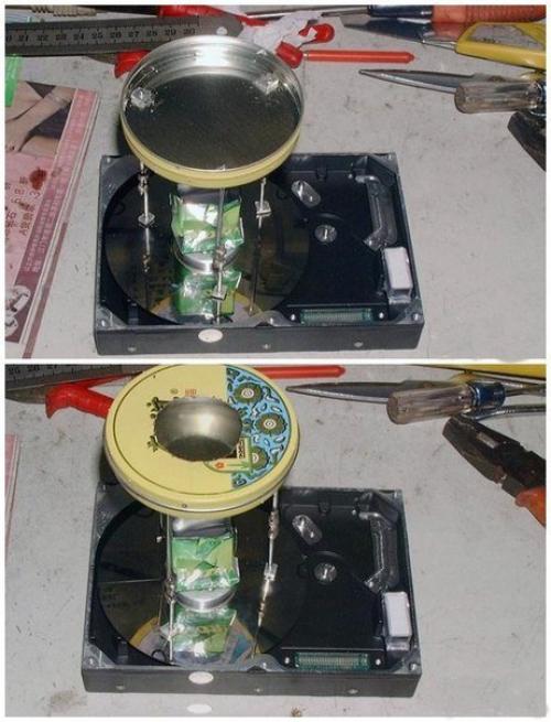 Как из старого жесткого диска сделать аппарат для приготовления сладкой ваты? 03