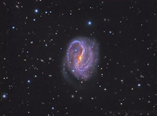 Спиральная галактика с перемычкой NGC 7479 Пропеллер из созвездия пегаса!