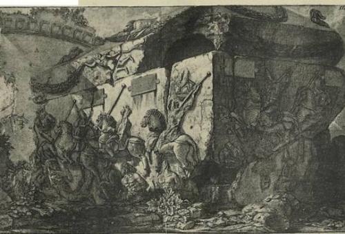 Саркофаг святой Елены, матери Константина великого, умершей в 4 веке, сделан из розового порфира. 01