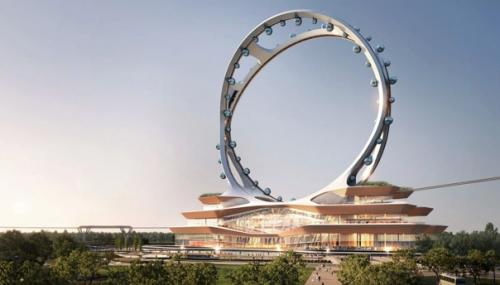 Самое высокое в мире колесо обозрения без спиц появится в южной Корее. 04 Самое высокое в мире колесо обозрения без спиц появится в южной Корее. 04