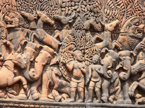 Храм с невероятным уровнем резьбы, Камбоджа. 02