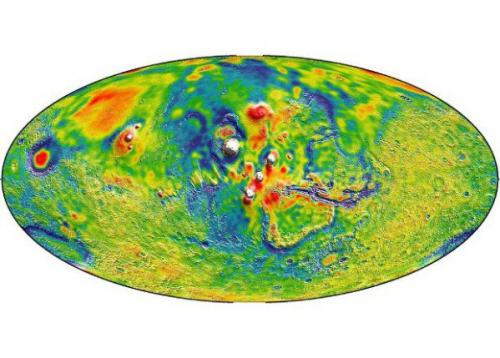 В MIT составили гравитационную карту марса. 01