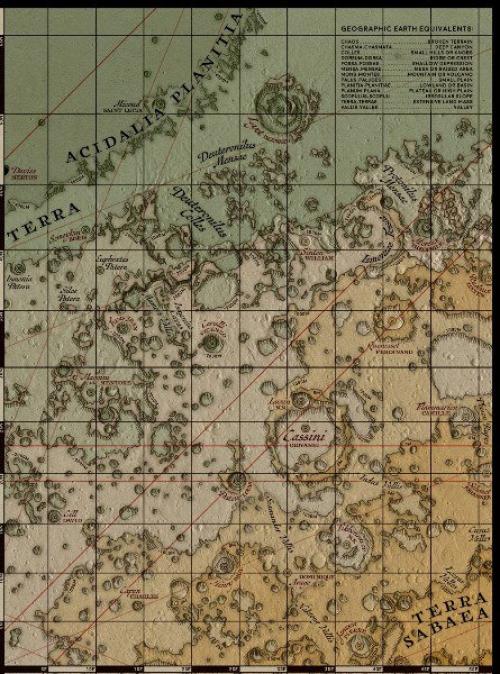 Выпущена карта марса в стиле средневековья. 02