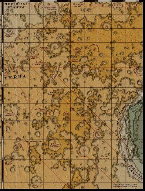 Выпущена карта марса в стиле средневековья. 03