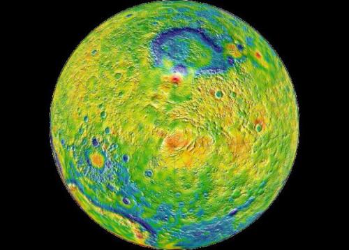 В MIT составили гравитационную карту марса.