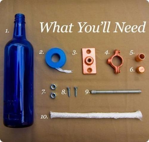 Уличный факел своими руками. 02