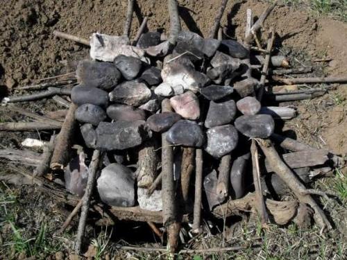 Самодельная грунтовая печь. 02