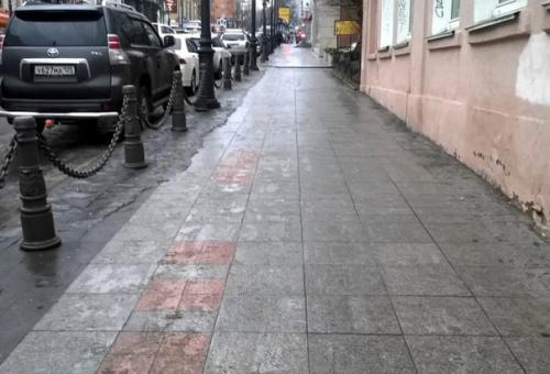 Ученые скользкость каменной плитки измерили.

