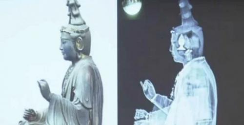 В японской статуе обнаружено 180 древних артефактов. 02 В японской статуе обнаружено 180 древних артефактов. 02