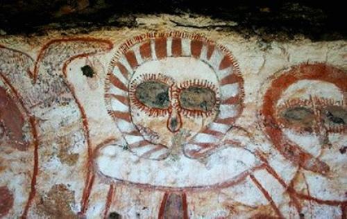 Петроглифы на плато Митчелл (Wandjina Kulumburu Paintings), Австралия. 05 Петроглифы на плато Митчелл (Wandjina Kulumburu Paintings), Австралия. 05