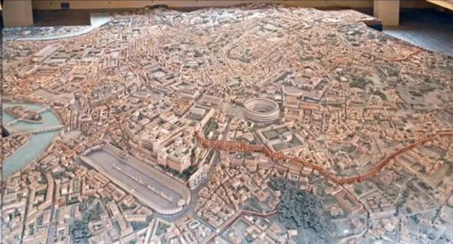 Как выглядел Рим в IV веке: посмотрите на гигантскую модель города, на создание которой ушло 35 лет. 02