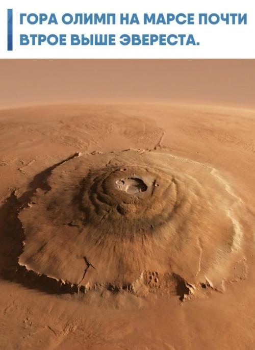 Это самый высокий вулкан в солнечной системе: его высота составляет около 22 км, а диаметр - примерно 600 км.  