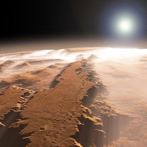 На Марсе обнаружены признаки кислотного тумана.