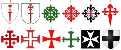 Крестоносцы первых рыцарских орденов. 01