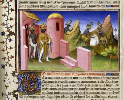 Раса собакоголовых.  Во многих легендах упоминаются люди со странным, необычным строением тел и лиц. 04