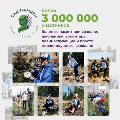 Mеждунаpоднaя aкция Caд Пaмяти в День памяти и скорби завeршилaсь. 05