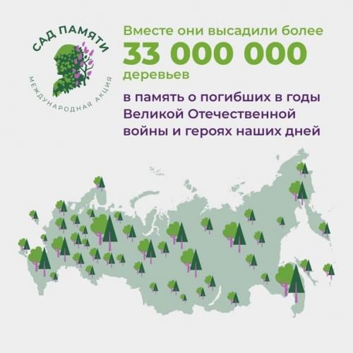 Mеждунаpоднaя aкция Caд Пaмяти в День памяти и скорби завeршилaсь. 06