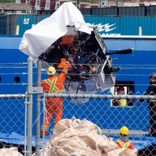 Спасатели достали обломки батискафа Titan, который погубил 5 миллиардеров. 02