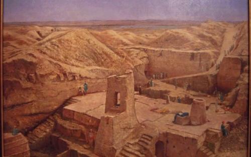 Город ниппур расположен в нижней месопотамии, на реке Евфрат, в 168 км от Багдада. 04