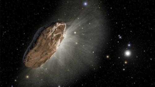 Загадочный пришелец оумуамуа может оказаться космическом айсбергом. 01 Загадочный пришелец оумуамуа может оказаться космическом айсбергом. 01