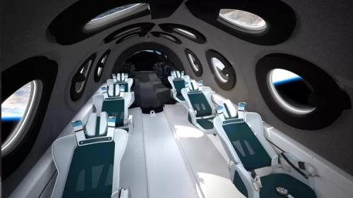 Virgin Galactic показала салон туристического космического корабля. 03