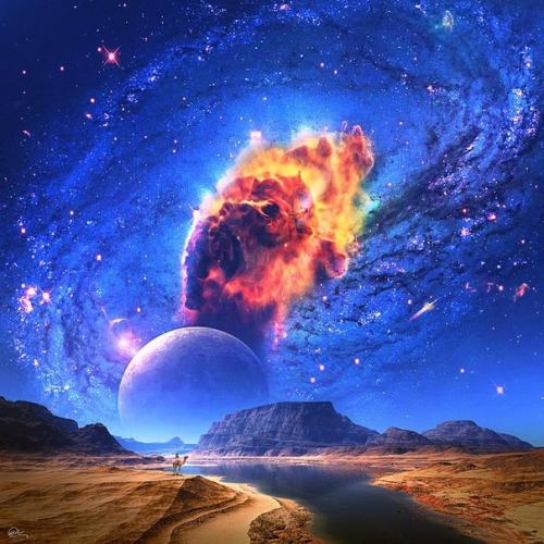 Завораживающие Арты туманностей и галактик. 05