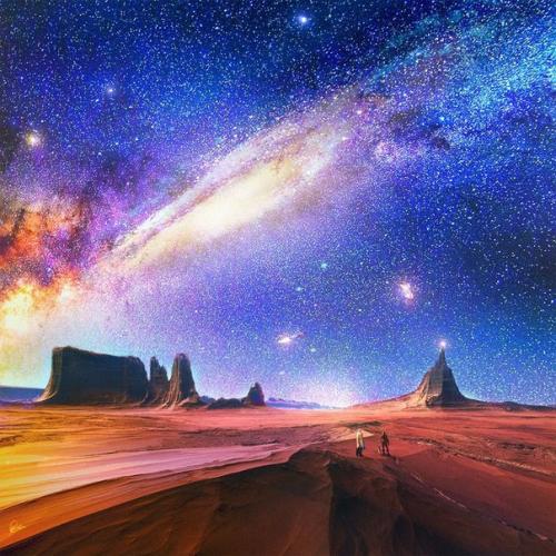 Завораживающие Арты туманностей и галактик. 07