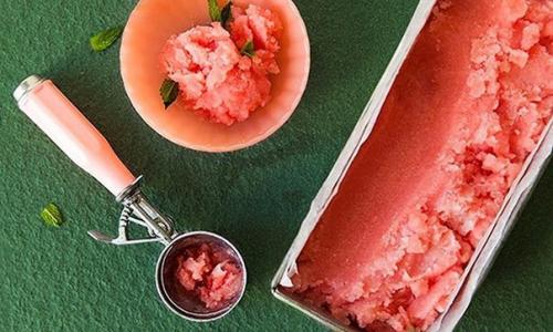 Арбузный сорбет - мороженое из одного ингредиента. 03