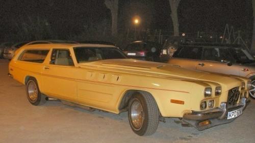 Авто с самолётным двигателем.