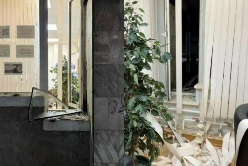 В Новосибирске поврежден офис 