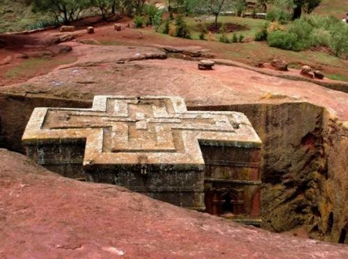 Лалибэла - загадочный храм - монолит в Эфиопии. 09 Лалибэла - загадочный храм - монолит в Эфиопии. 09