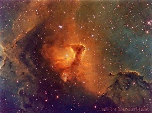 Туманность IC 1871 Танцующий Дервиш из созвездия кассиопеи!