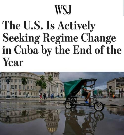 Трамп нацелился на кубу: он хочет свергнуть коммунистов до конца года.

