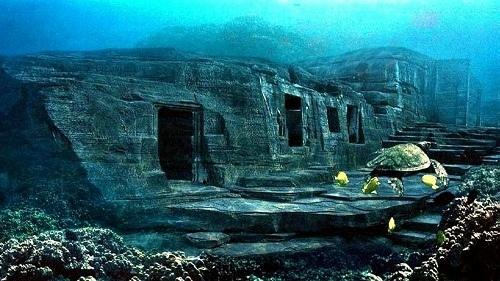 Подводный мегалитический комплекс у острова йонагуни.
