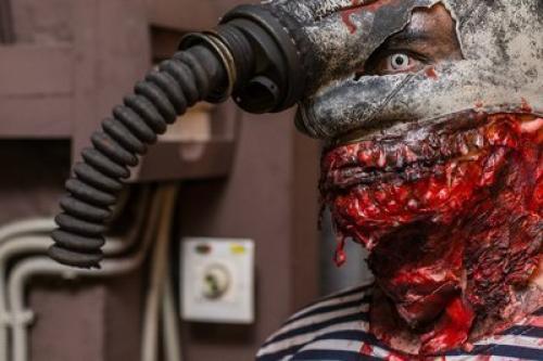 Снорк или как я мужа на Хэллоуин гримировала. 01