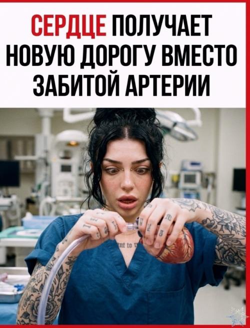 Зачем при операции на сердце берут вену из ноги? 02