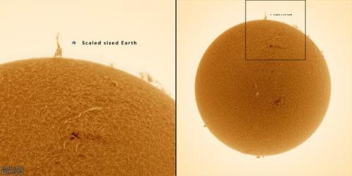 Танцы протуберанцев.  ( Астрономия@Science_Newworld). 02