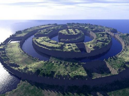 Древние строения атлантов. 
