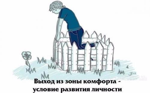 Выход из зоны комфорта как условие развития личности. Выход из зоны комфорта как условие развития личности.
