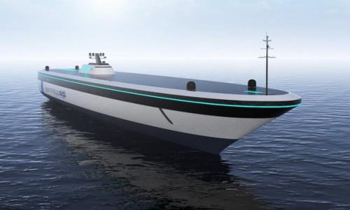 Дизайнер из марокко Азиз белкармоди придумал концепт 800-метрового судна, работающего на атомном синтезе, для беспилотных грузовых перевозок.