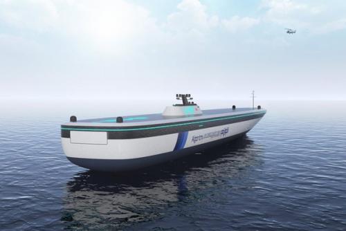 Дизайнер из марокко Азиз белкармоди придумал концепт 800-метрового судна, работающего на атомном синтезе, для беспилотных грузовых перевозок. 02