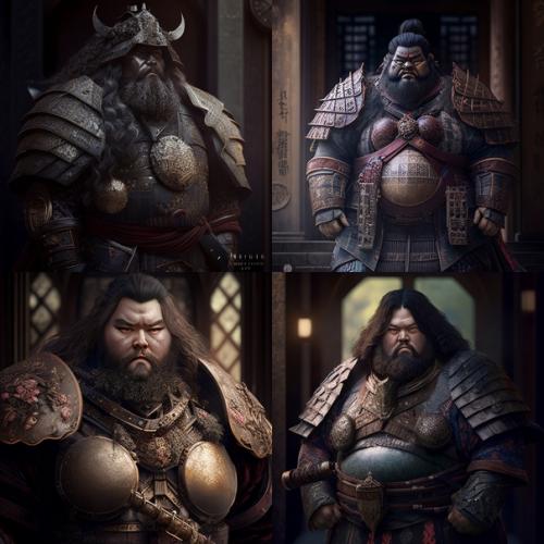 Нейросеть Midjourney персонажей книги Гарри Поттер в самурайском стиле нарисовала. 05