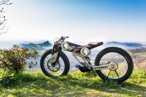 Создан электровелосипед с уникальным дизайном.