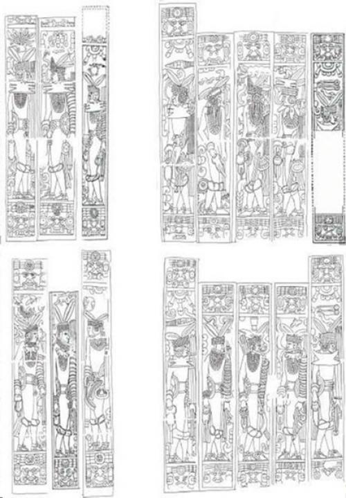 Расшифрованы записи Майя на храме ягуаров в чичен - ице. 02