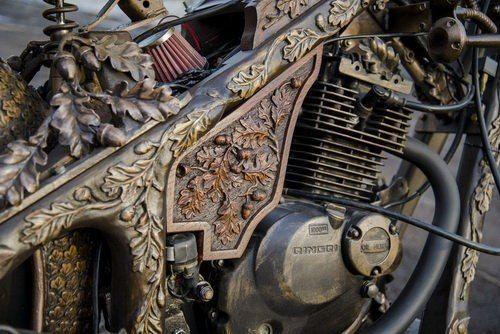 Деревянный мотоцикл из Североморска. 02 Деревянный мотоцикл из Североморска. 02