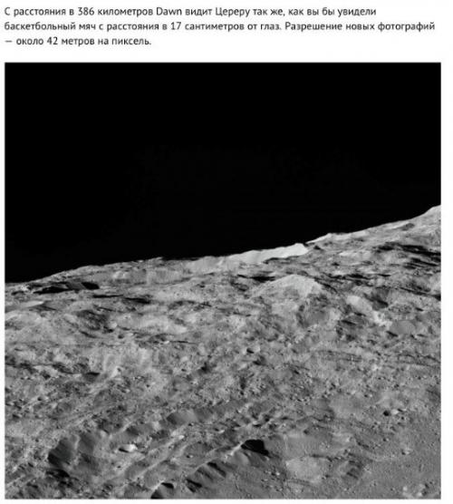 Лучшие фотографии цереры. 01