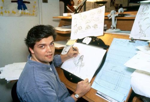 Художники студии Disney во время работы над мультфильмом Король Лев, 1993 год. 03