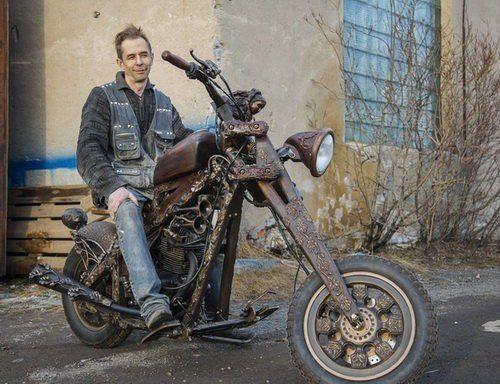 Деревянный мотоцикл из Североморска. 07 Деревянный мотоцикл из Североморска. 07