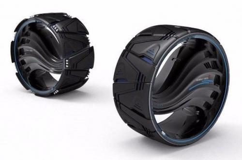 Kumho представила концепцию покрышек будущего Maxplo.

